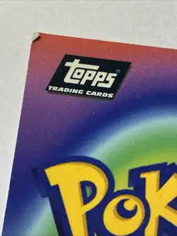 BULBASAUR #01 Pokemon Card TCG Topps TV Animation - Image 3