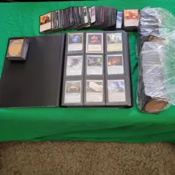 20 Fancy Pages Fun COMMANDER Cards Collection in Binder. And 1,000 Bulk MTG Lot - Image 1