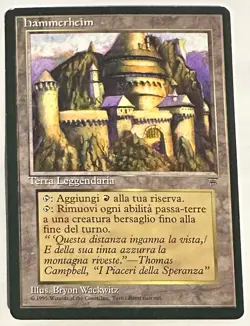 Magic The Gathering MTG Hammerheim Land Card Italian - Image 1