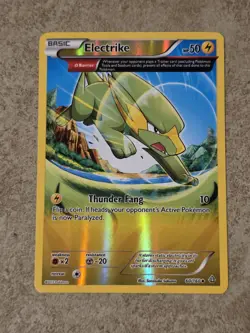 [ NM ] Electrike Primal Clash 60/160 Reverse Holo Pokemon Card - Image 1