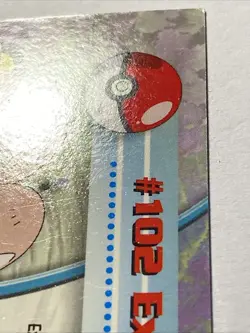 EXEGGCUTE #102 Pokemon Card TCG FOIL Topps TV Animation - Image 4