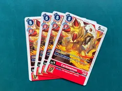 Cyclonemon BT21-015 Playset World Convergence Digimon Card Game x4 - Image 1