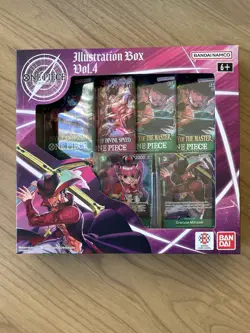 One Piece Illustration Box Vol. 4 English Sealed New In Hand TCG Trading Cards - Image 1