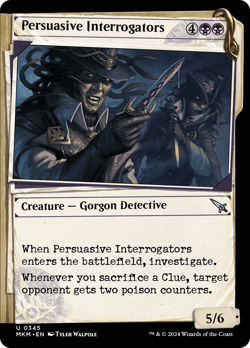 Persuasive Interrogators (SHOWCASE) #345 | NM FOIL | MKM Magic MTG - Image 1