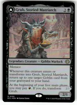 Grub, Storied Matriarch 105 NM Foil MTG Lorwyn Eclipsed Magic - Image 1