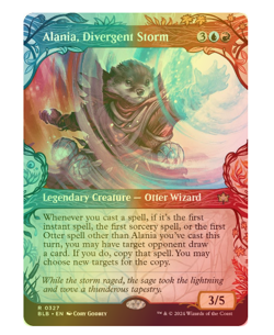 Alania, Divergent Storm - Foil - Showcase Bloomburrow - Image 1