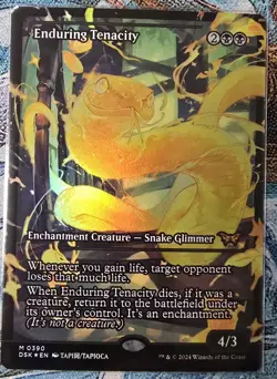 Enduring Tenacity (Showcase), Duskmourn: House of Horror, Foil, MTG, MINT - Image 1