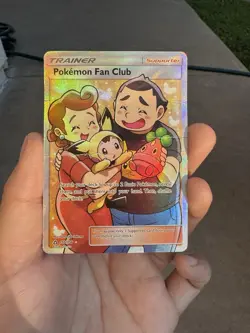 DMG POKEMON TCG ULTRA PRISM POKEMON FAN CLUB #155 FULL ART HOLO potential PSA 1 - Image 1