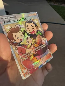 DMG POKEMON TCG ULTRA PRISM POKEMON FAN CLUB #155 FULL ART HOLO potential PSA 1 - Image 3
