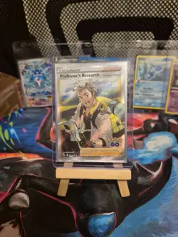 Pokemon TCG Professor's Research Holo Ultra Rare Card Pokemon Go 078/078 - Image 1