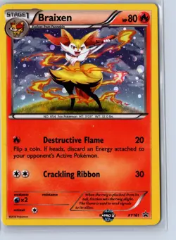 Pokemon tcg: XY Promos Braixen #XY161 - Cosmos Holo - NM Promo,Holo .p2a - Image 1