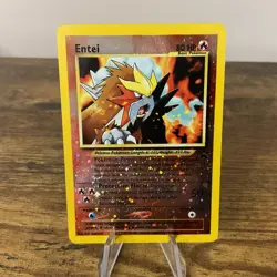 Pokemon TCG - Entei Wizards Black Star Promos 34 Reverse Holo - Image 1