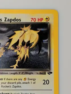 Rocket's Zapdos Holo - Pokemon Gym Challenge 15/132 - Image 4