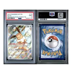 2025 POKEMON SVP EN-SV BLACK STAR PROMO #173 EEVEE PSA 9 - Image 2