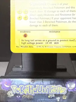 Pokemon Card Raichu 14/62 Fossil Set Rare Holo WOTC Near Mint - Image 5