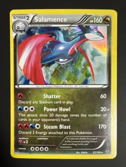 Salamence 57/108 XY Roaring Skies Holo Rare Pokemon TCG NM - Image 1