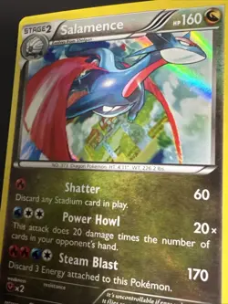 Salamence 57/108 XY Roaring Skies Holo Rare Pokemon TCG NM - Image 2