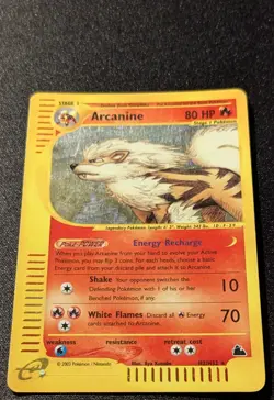 Pokemon SKYRIDGE - #H2/H32 Arcanine - Holo - ENG - Moderately Played - Image 4