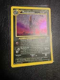 Pokemon TCG: Hundemon (Houndoom) (German) Holo Rare 08/64 Neo Revelation - Image 1