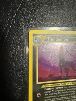 Pokemon TCG: Hundemon (Houndoom) (German) Holo Rare 08/64 Neo Revelation - Image 3
