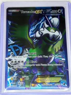 Tornadus EX #114 Pokemon Plasma Freeze VINTAGE FULL ART MINT! - Image 1