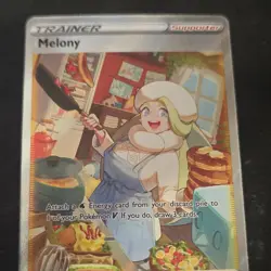 Pokemon TCG Melony GG64/GG70 Crown Zenith Full Art Holo Ultra Rare Trainer - Image 1