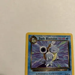 Pokemon TCG Dark Blastoise 20/82 Rare Non-Holo Team Rocket WOTC Base Set - Image 2