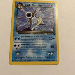 Pokemon TCG Dark Blastoise 20/82 Rare Non-Holo Team Rocket WOTC Base Set - Image 4