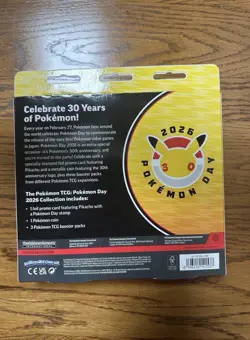 Pokemon TCG: Pokemon Day 2026 30th Anniversary Collection Box New and Sealed - Image 2