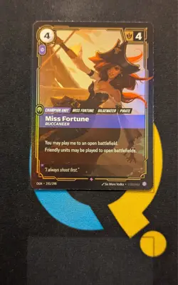 Miss Fortune - Buccaneer OGN 193/298 Rare Riftbound League of Legends - Image 1