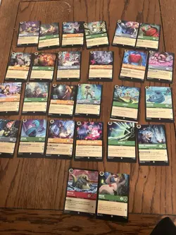 Disney Lorcana Misprint Miscut Error Cards Whispers Collector Lot 28 HTG Foil - Image 1