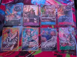 One Piece Japanese Bulk Card Lot R/SR/Event/Leader - Image 1