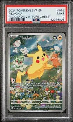 Pikachu 088 Sv: Scarlet & Violet Promo Cards Holo (PSA 9) - Image 1