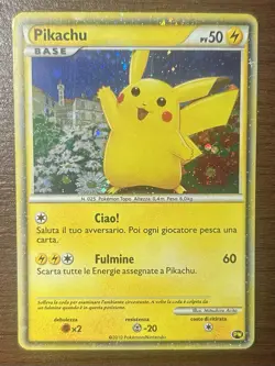 Pokemon PIKACHU 2010 World Collection Italian Promo Holo Card - Image 1