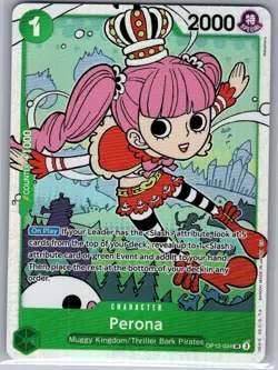 Perona OP12-034 SR English Legacy of the Master - One Piece Card - NM - Image 1