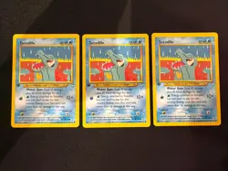 Totodile - 85/105 - Pokemon Neo Destiny 1st Edition Card WOTC LP (x3) - Image 1
