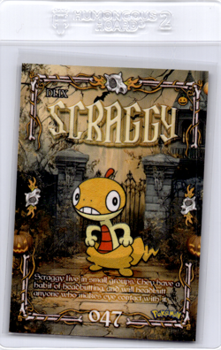 Scraggy Peruvian Halloween Pokemon card - Image 1