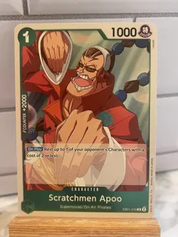 Scratchmen Apoo EB01-015 R Foil One Piece Card Game Memorial Collection English - Image 1