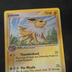 Pokemon Jolteon 003/017 POP Series 3 Holo Rare Stage 1 70HP Lightning Card - Image 1