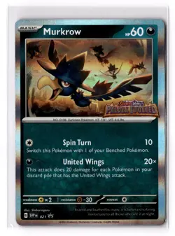 Murkrow - (Prerelease) 021 SV: Scarlet & Violet Promo Cards LP - Image 1