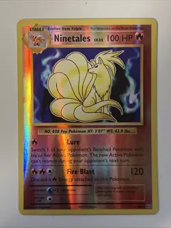 Ninetales Evolutions Reverse Holo Pokemon TCG Trading Card 15/108 - Image 1
