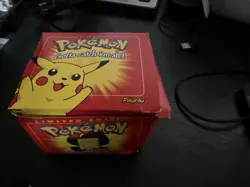 1999 Burger King Pokemon Pikachu 23K Gold Trading Card w/ Original Box Sealed - Image 1