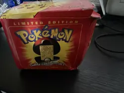 1999 Burger King Pokemon Pikachu 23K Gold Trading Card w/ Original Box Sealed - Image 2