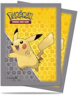 Ultra Pro Trading Card Supplies Deck Protectors - Pikachu (Gray Border) 65 Pack - Image 1