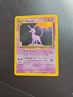 Espeon (20) Neo Discovery #20/75 Non Holo Rare Pokemon Card- LP - Image 1