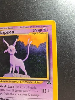 Espeon (20) Neo Discovery #20/75 Non Holo Rare Pokemon Card- LP - Image 4
