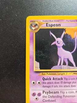 Espeon (20) Neo Discovery #20/75 Non Holo Rare Pokemon Card- LP - Image 5
