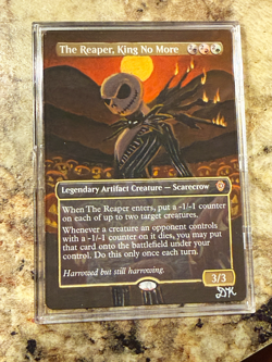 hand painted altered mtg card - Image 2