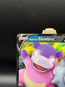 Pokemon TCG Galarian Slowbro V 099/189 Darkness Ablaze Ultra Rare Holo Card NM - Image 3