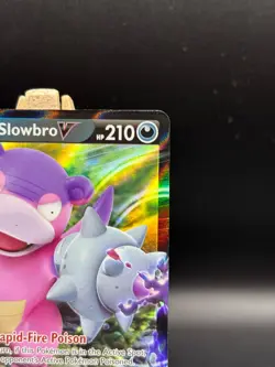 Pokemon TCG Galarian Slowbro V 099/189 Darkness Ablaze Ultra Rare Holo Card NM - Image 4